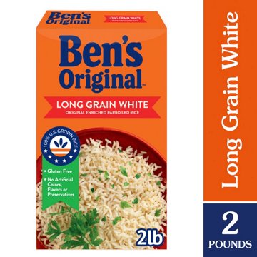 Ben's Original Enriched Long Grain White Parboiled Rice, 2 lb