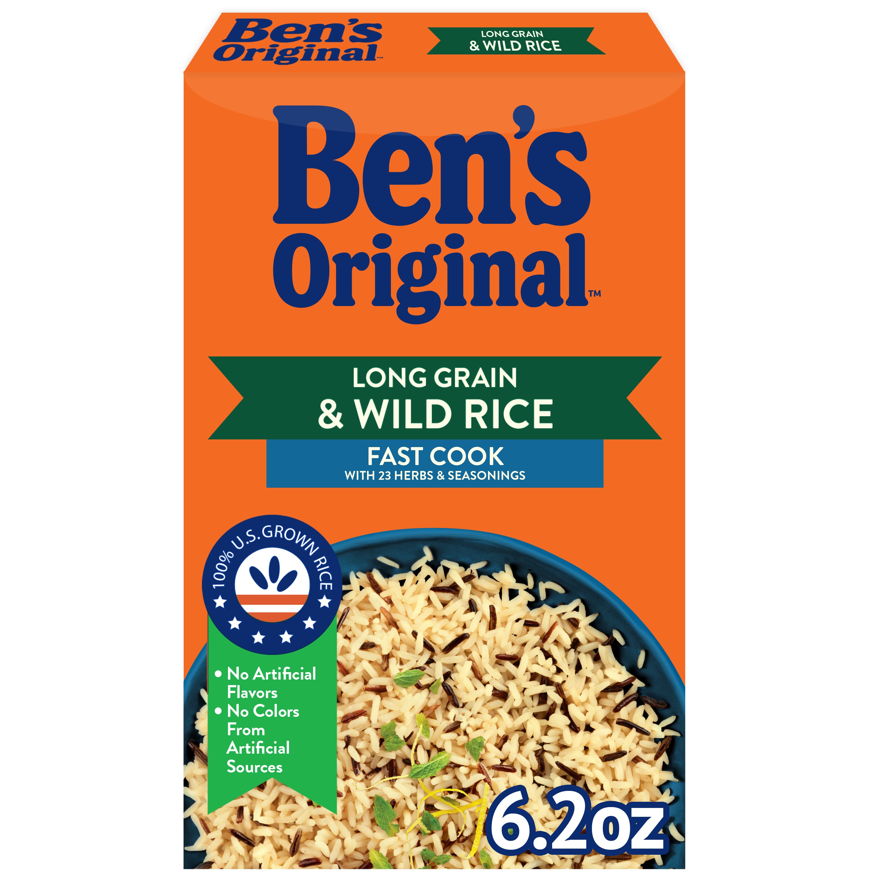 Ben's Original Fast Cook Long Grain and Wild Rice - Shop Rice & Grains at  H-E-B