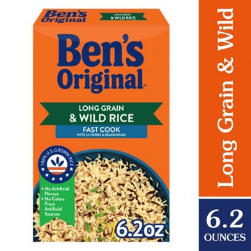 Ben's Original Fast Cook Long Grain and Wild Rice, 6.2 oz