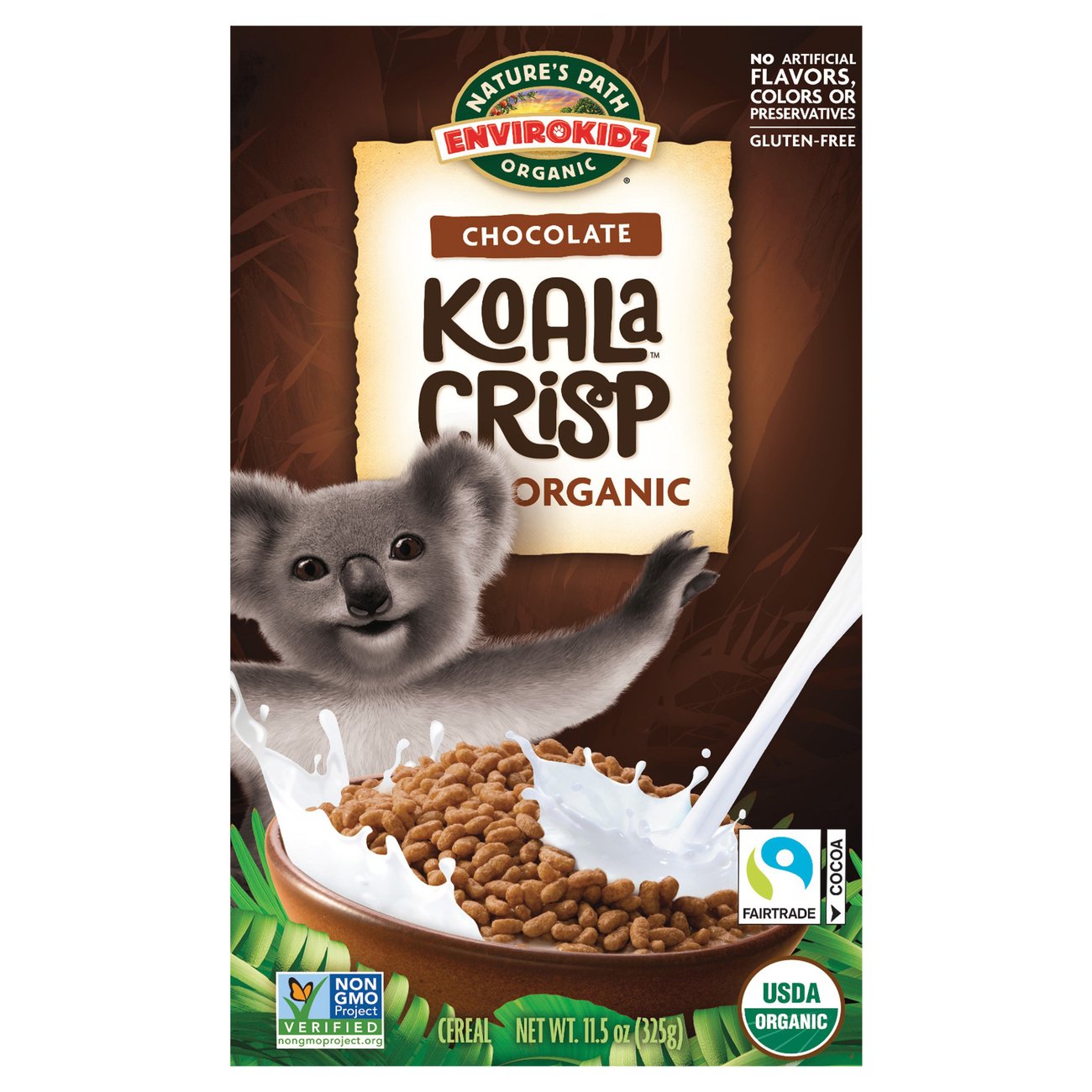 Nature's Path Envirokidz Chocolate Koala Krisp Cereal, 11.5 oz