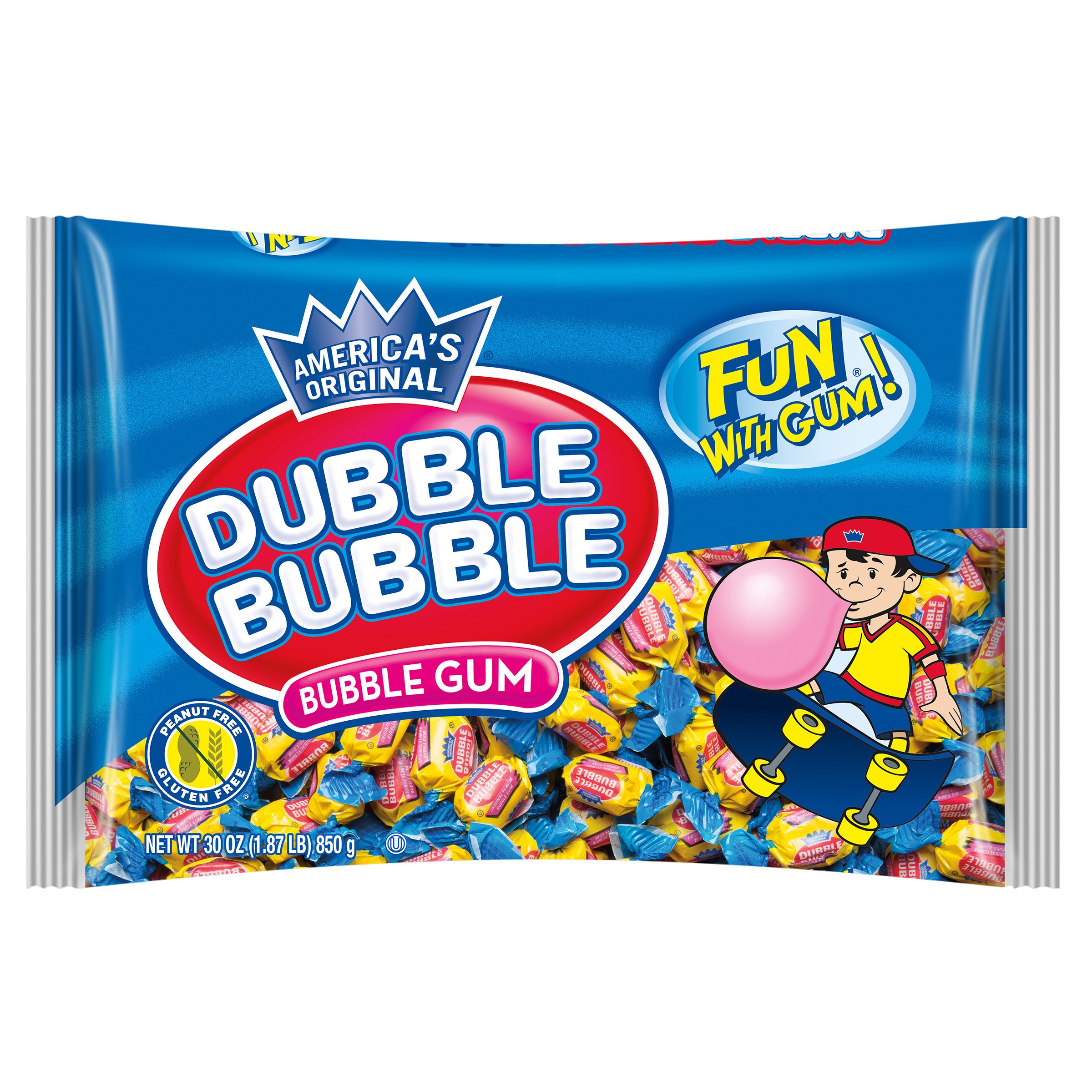 Dubble Bubble Twist Wraps Bubble Gum