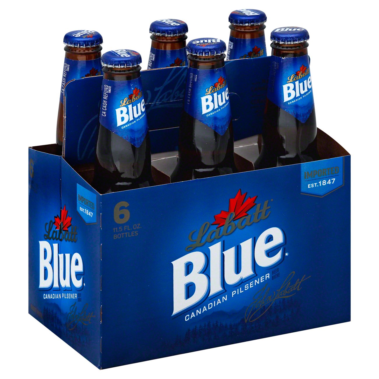 Labatt Blue Beer 12 oz Bottles - Shop Beer at H-E-B