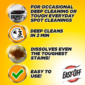 Easy Off Heavy Duty Oven Cleaner and Degreaser, 14.5 oz
