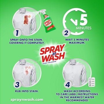 Spray'N Wash Pre-Treat Laundry Stain Remover Spray, 22 oz