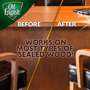 Old English Scratch Cover Wood Polish, Dark Wood, 8 oz