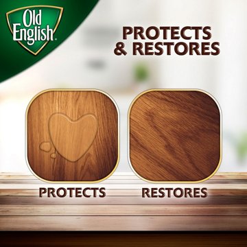 Old English Scratch Cover Wood Polish, Dark Wood, 8 oz