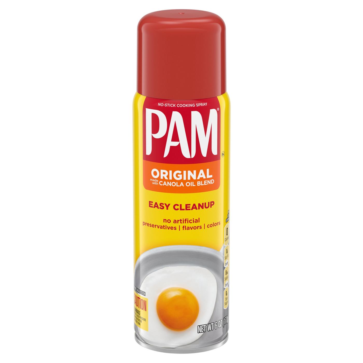 PAM Original Canola Oil Blend No-Stick Cooking Spray; image 1 of 6