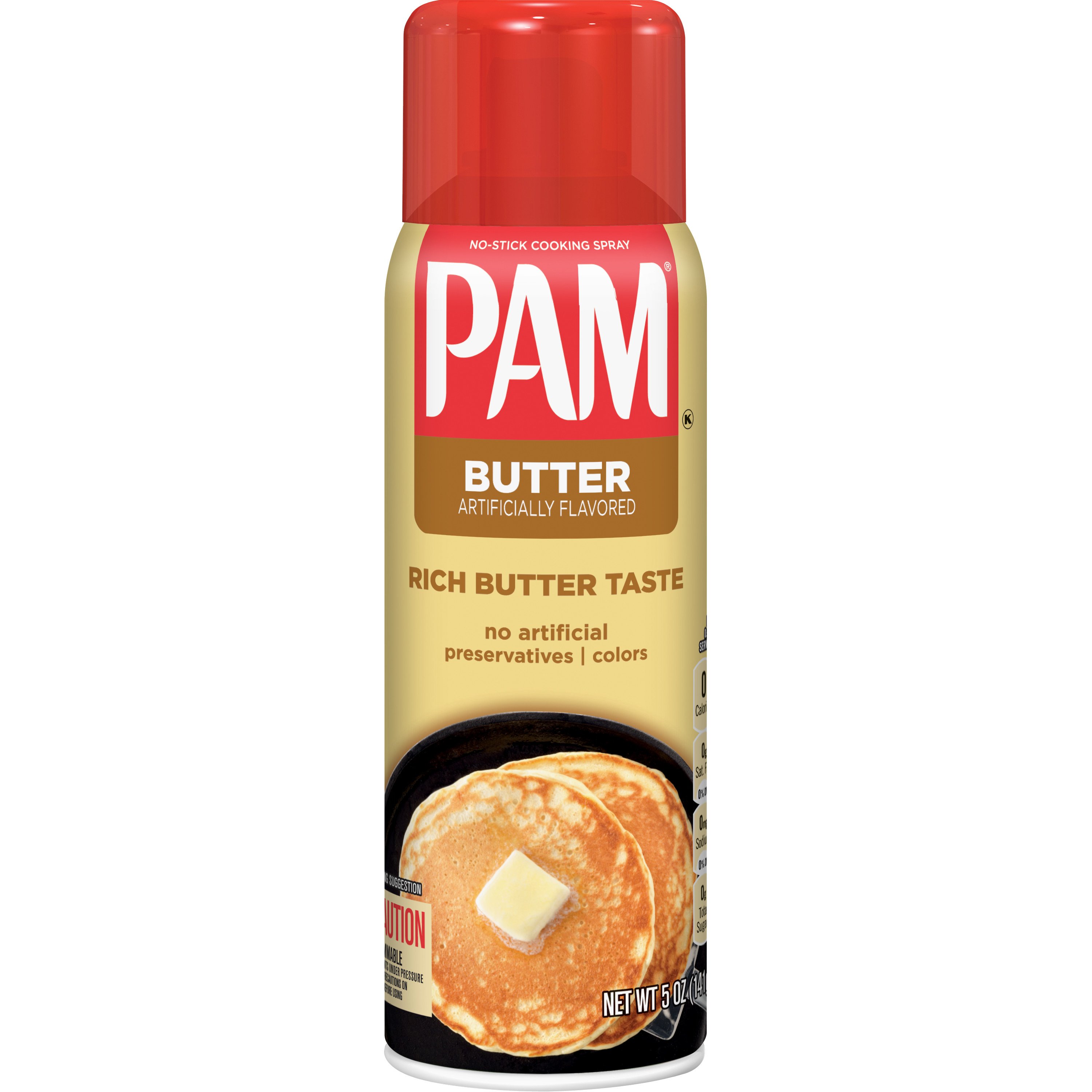 PAM Non Stick Butter Cooking Spray, 5 OZ