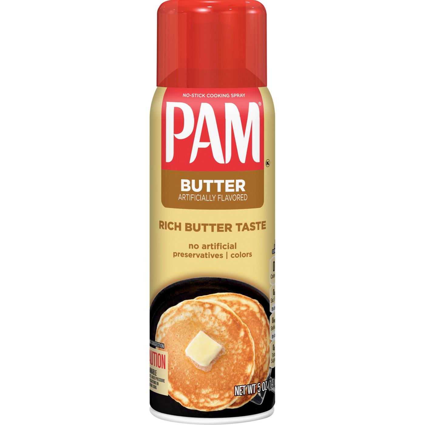 PAM Non Stick Butter Cooking Spray; image 1 of 5