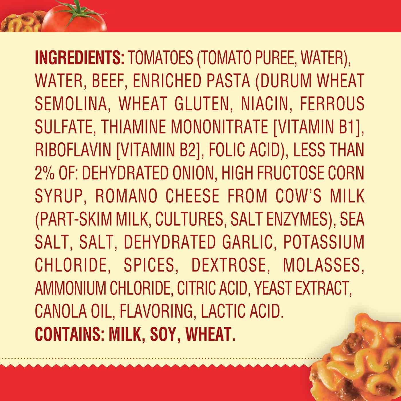 Chef Boyardee Lasagna; image 3 of 6