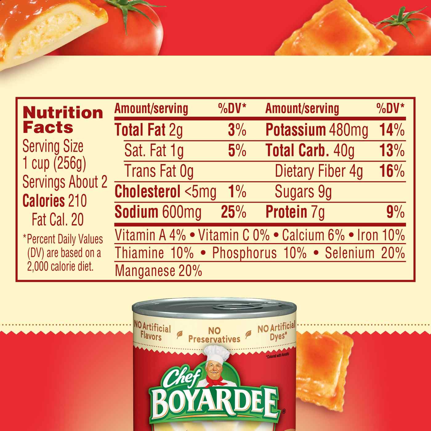 Chef Boyardee Cheese Ravioli in Tomato Sauce; image 3 of 7