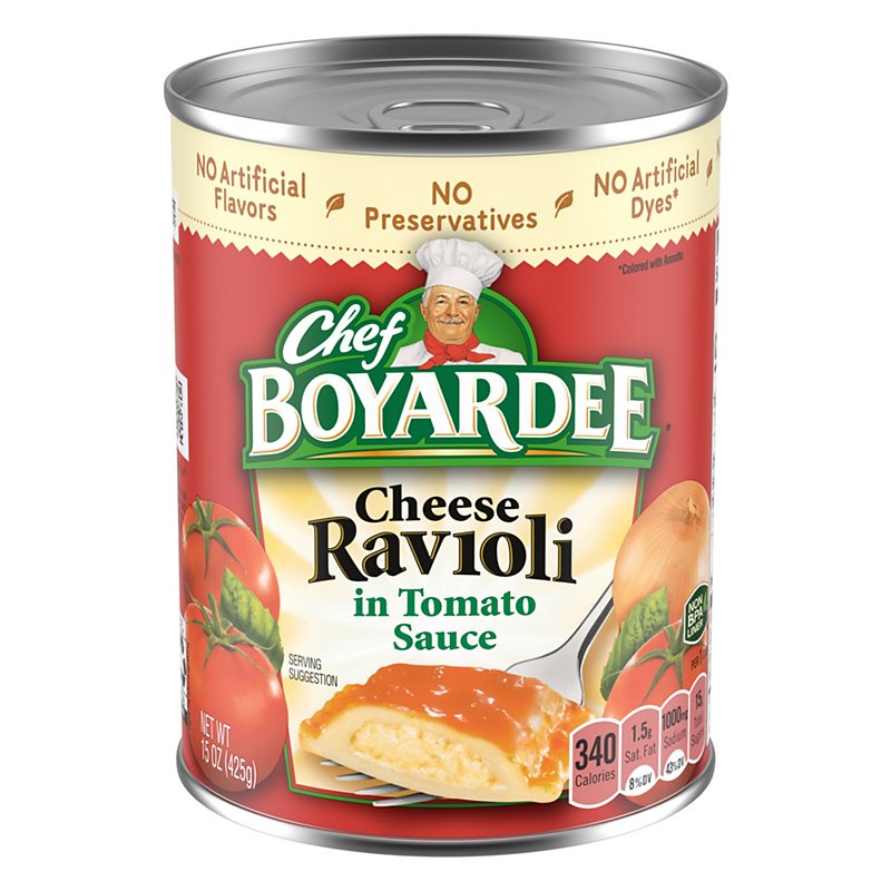 Chef Boyardee Cheese Ravioli In Tomato