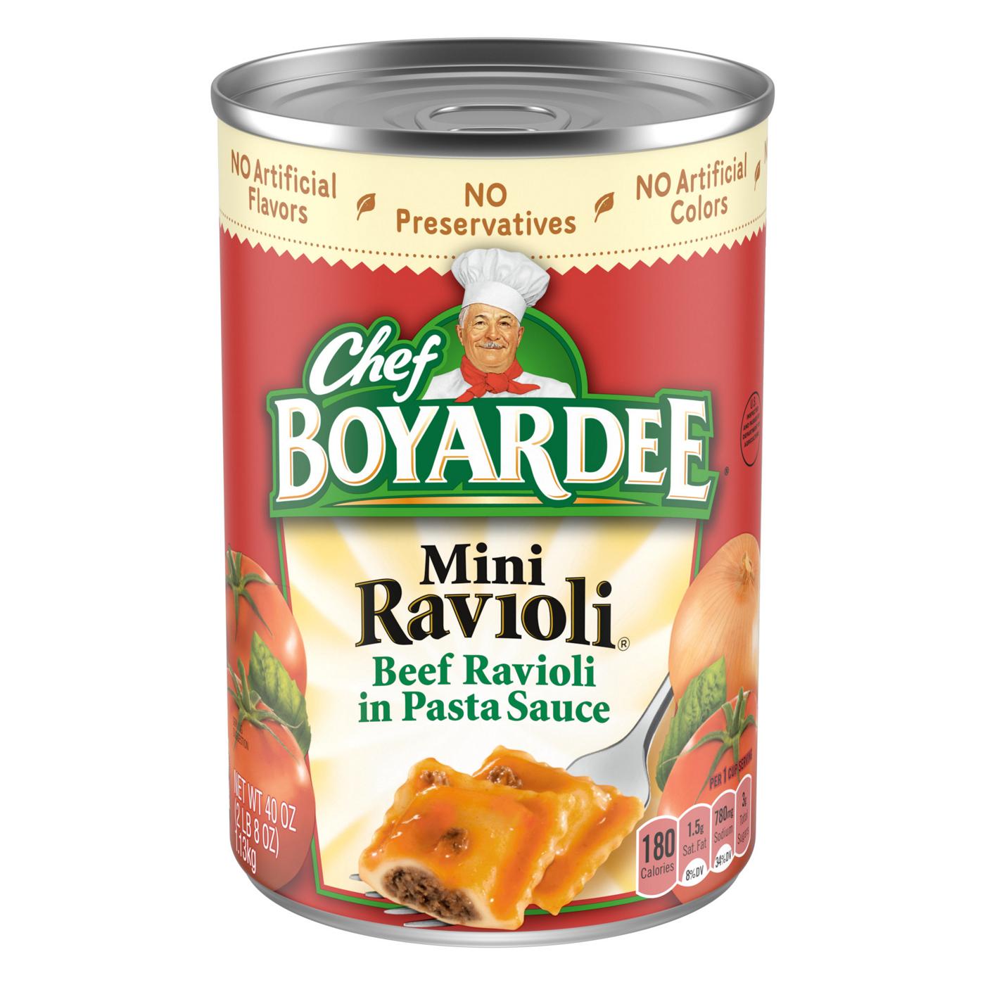 Chef Boyardee Mini Ravioli; image 1 of 3