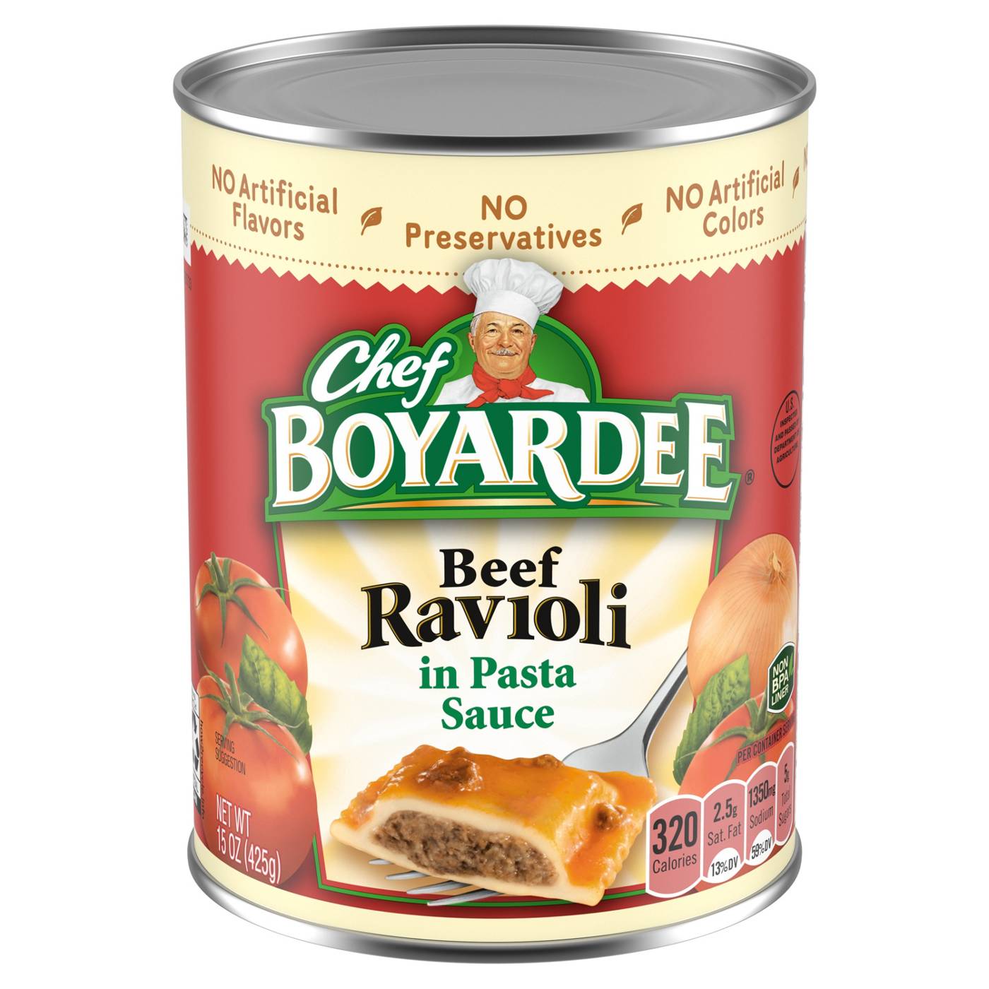 Chef Boyardee Beef Ravioli; image 1 of 6
