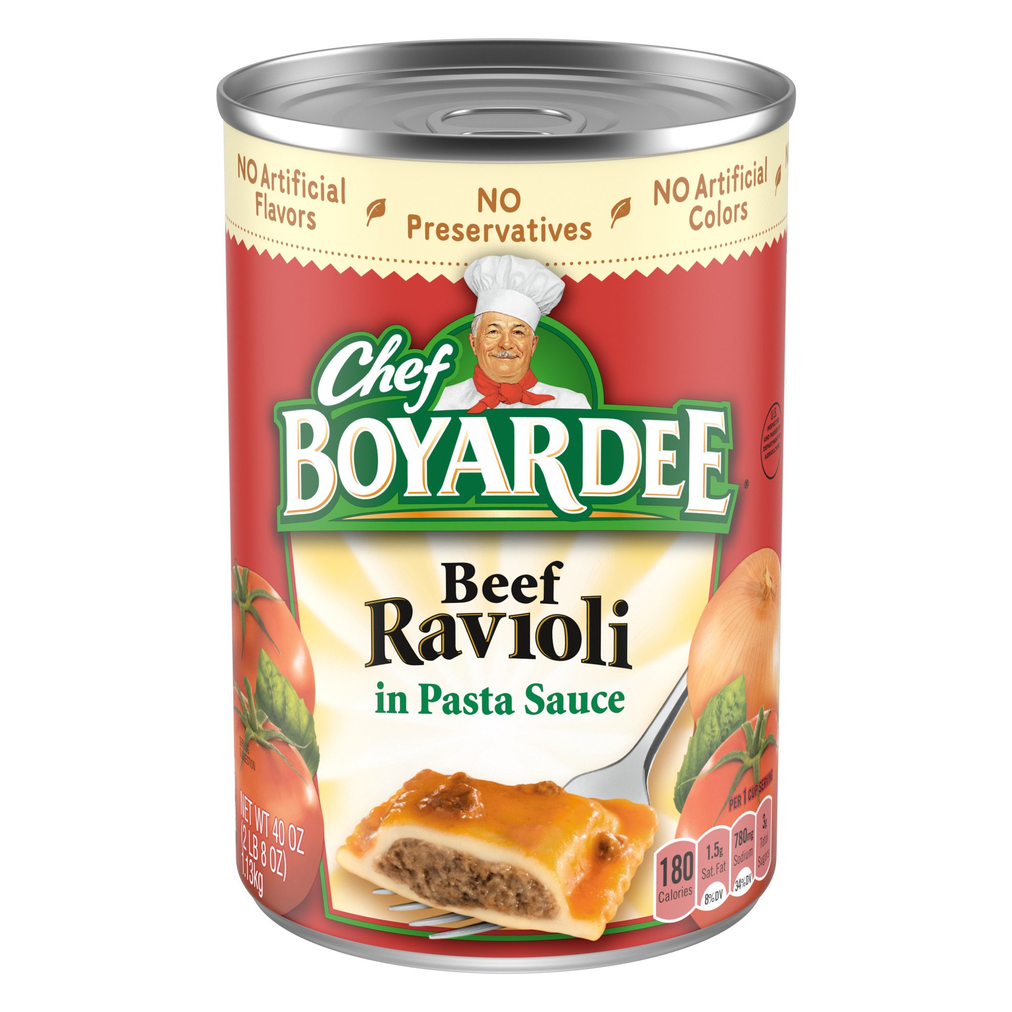 Chef Boyardee Beef Ravioli In Tomato Meat Sauce Shop Pantry Meals At H E B