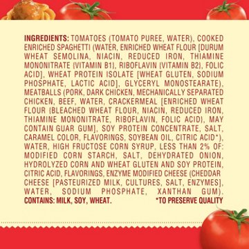 Chef Boyardee Spaghetti and Meatballs, 14.5 oz