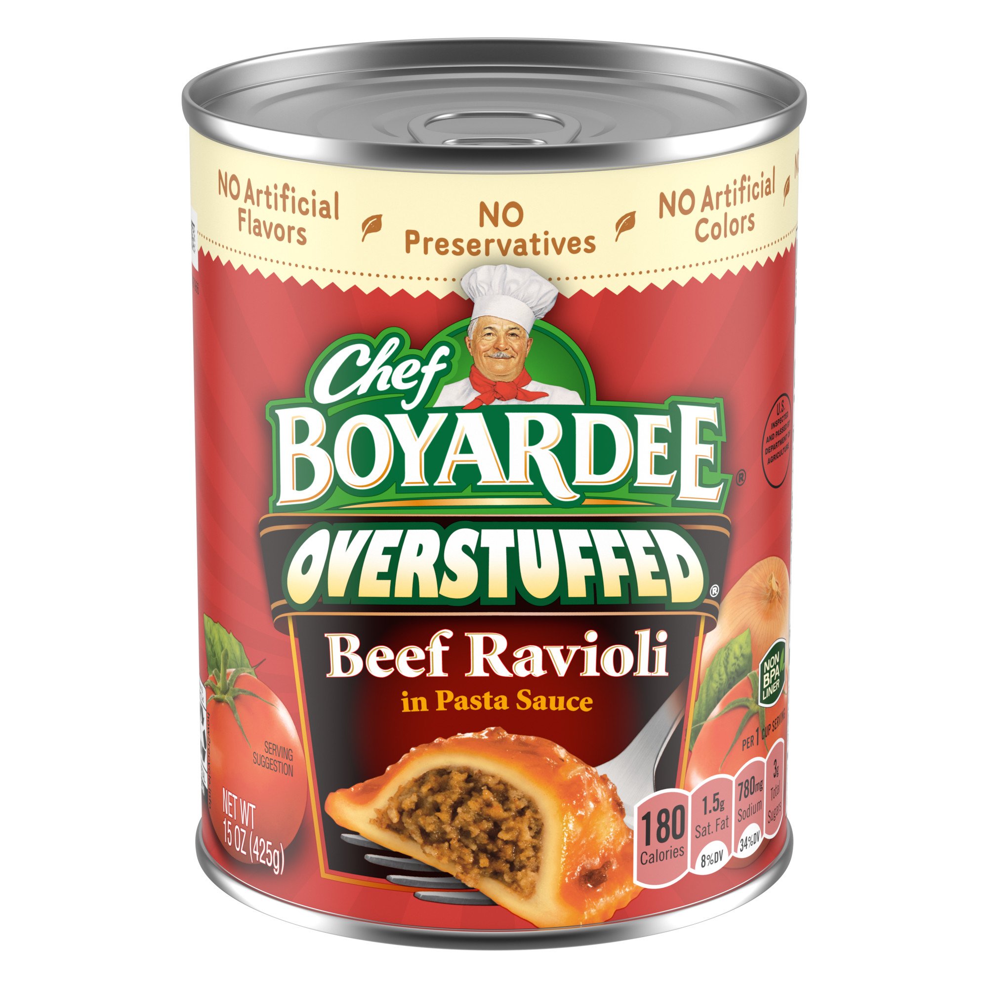 Chef Boyardee Overstuffed Beef Ravioli - Shop Pantry meals at H-E-B