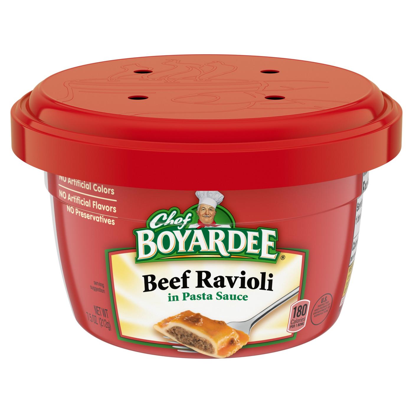 Chef Boyardee Beef Ravioli in Meat Sauce; image 1 of 6