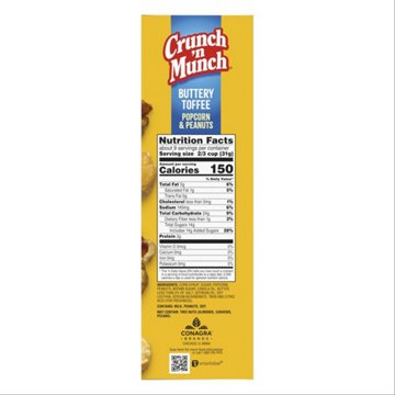 Crunch 'n Munch Buttery Toffee Popcorn & Peanuts, 10 oz