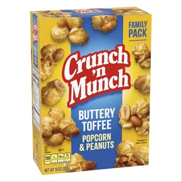 Crunch 'n Munch Buttery Toffee Popcorn & Peanuts, 10 oz