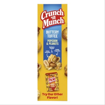 Crunch 'n Munch Buttery Toffee Popcorn & Peanuts, 10 oz