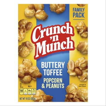 Crunch 'n Munch Buttery Toffee Popcorn & Peanuts, 10 oz