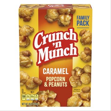 Crunch 'n Munch Caramel Popcorn & Peanuts, 10 oz