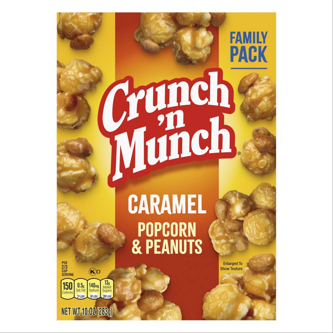 Crunch 'n Munch Caramel Popcorn with Peanuts; image 2 of 4