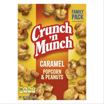 Crunch 'n Munch Caramel Popcorn & Peanuts, 10 oz
