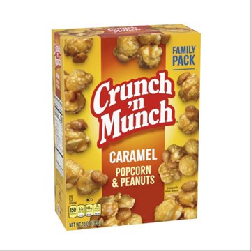 Crunch 'n Munch Caramel Popcorn & Peanuts, 10 oz