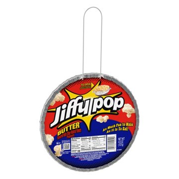 Jiffy Pop Butter Flavored Popcorn Stovetop Popping Pan, 4.5 oz