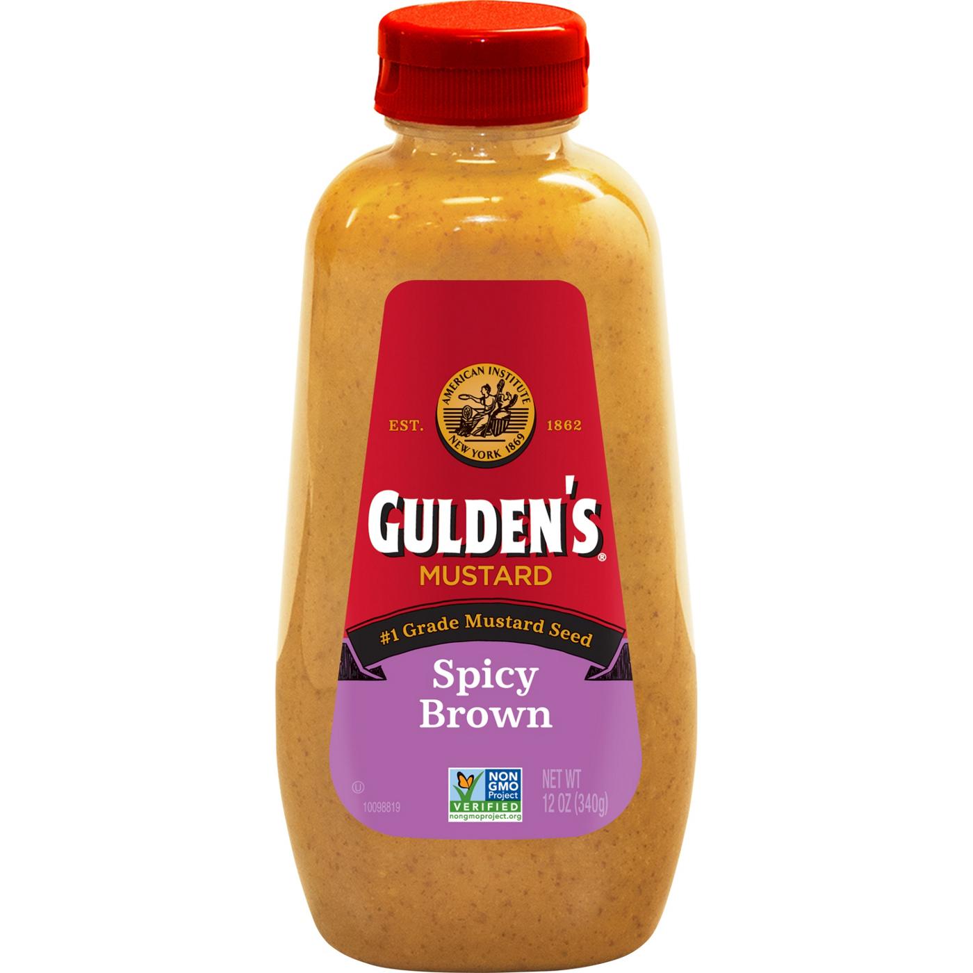 Gulden's Spicy Brown Mustard; image 1 of 6