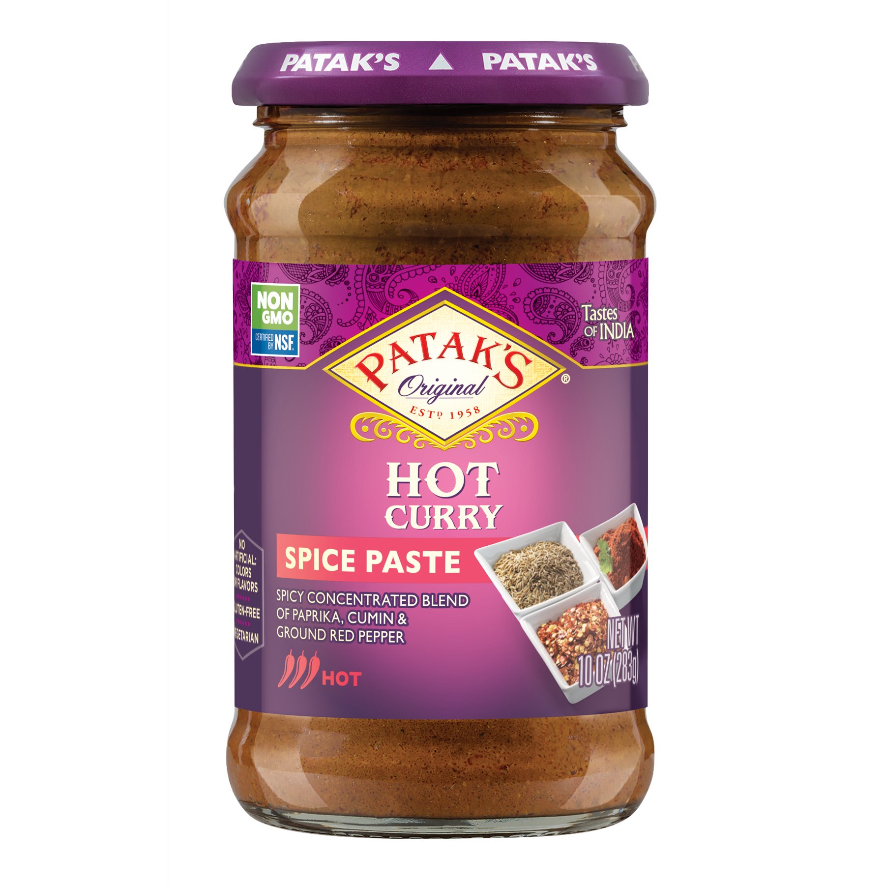 Patak's Hot Concentrated Curry Paste - Shop Cooking Sauces At H-E-B