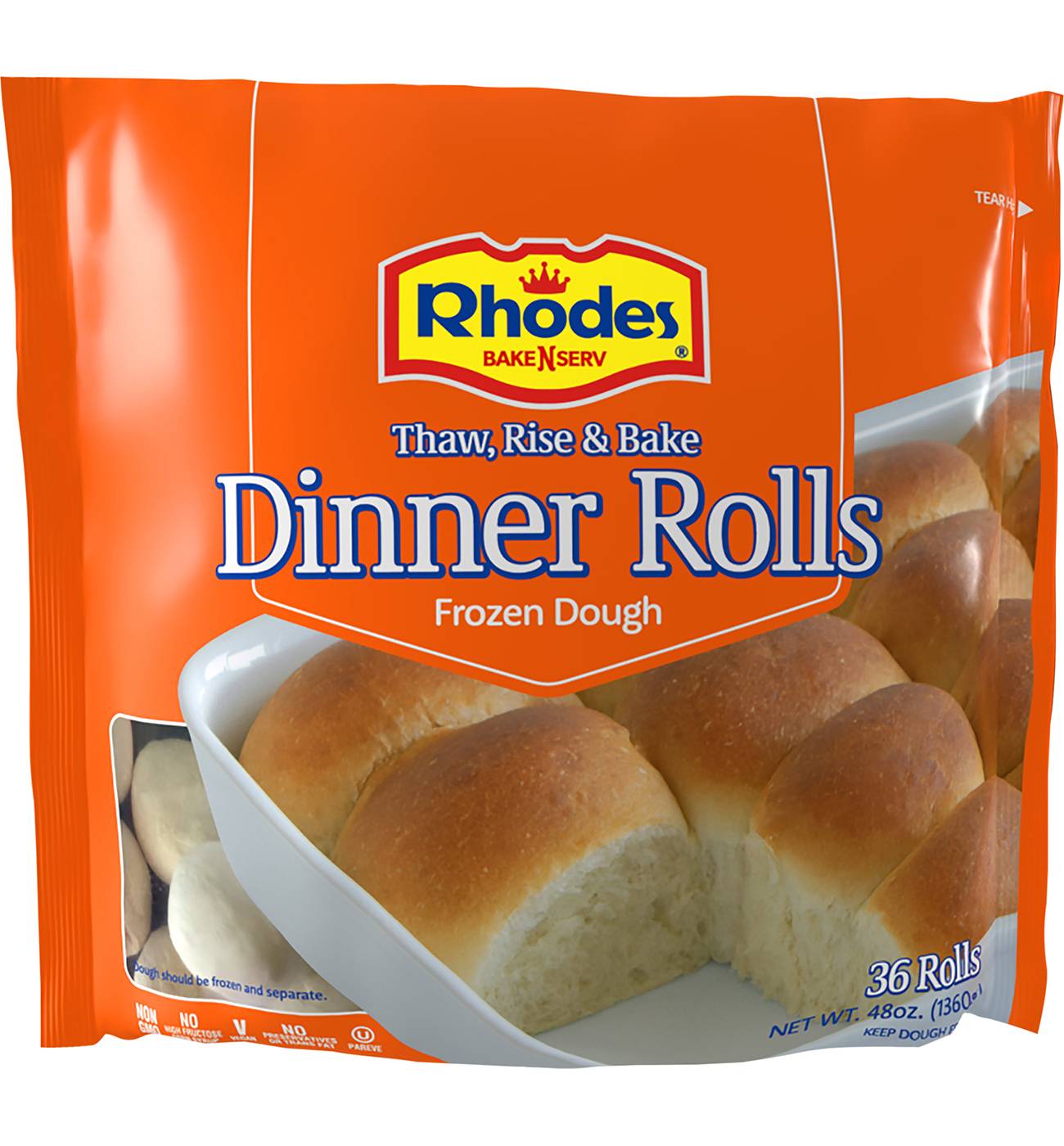 Rhodes Bake & Serve Dinner Rolls; image 1 of 3