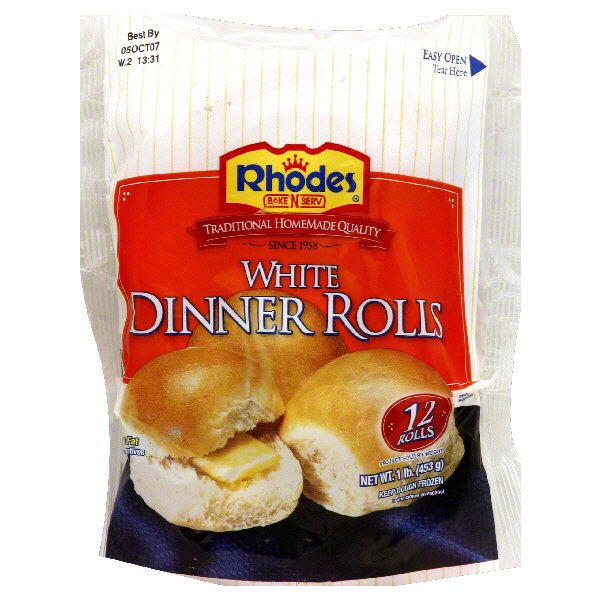 Rhodes Bake N Serv White Dinner Rolls Shop Bread at HEB