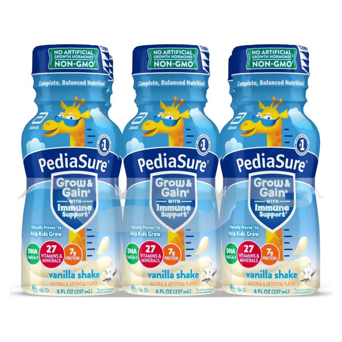 PediaSure Grow & Gain with Immune Support Shake - Vanilla; image 1 of 4