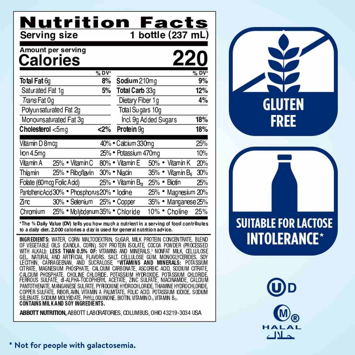 Ensure Original Nutrition Shake - Milk Chocolate, 6 pk; image 4 of 10
