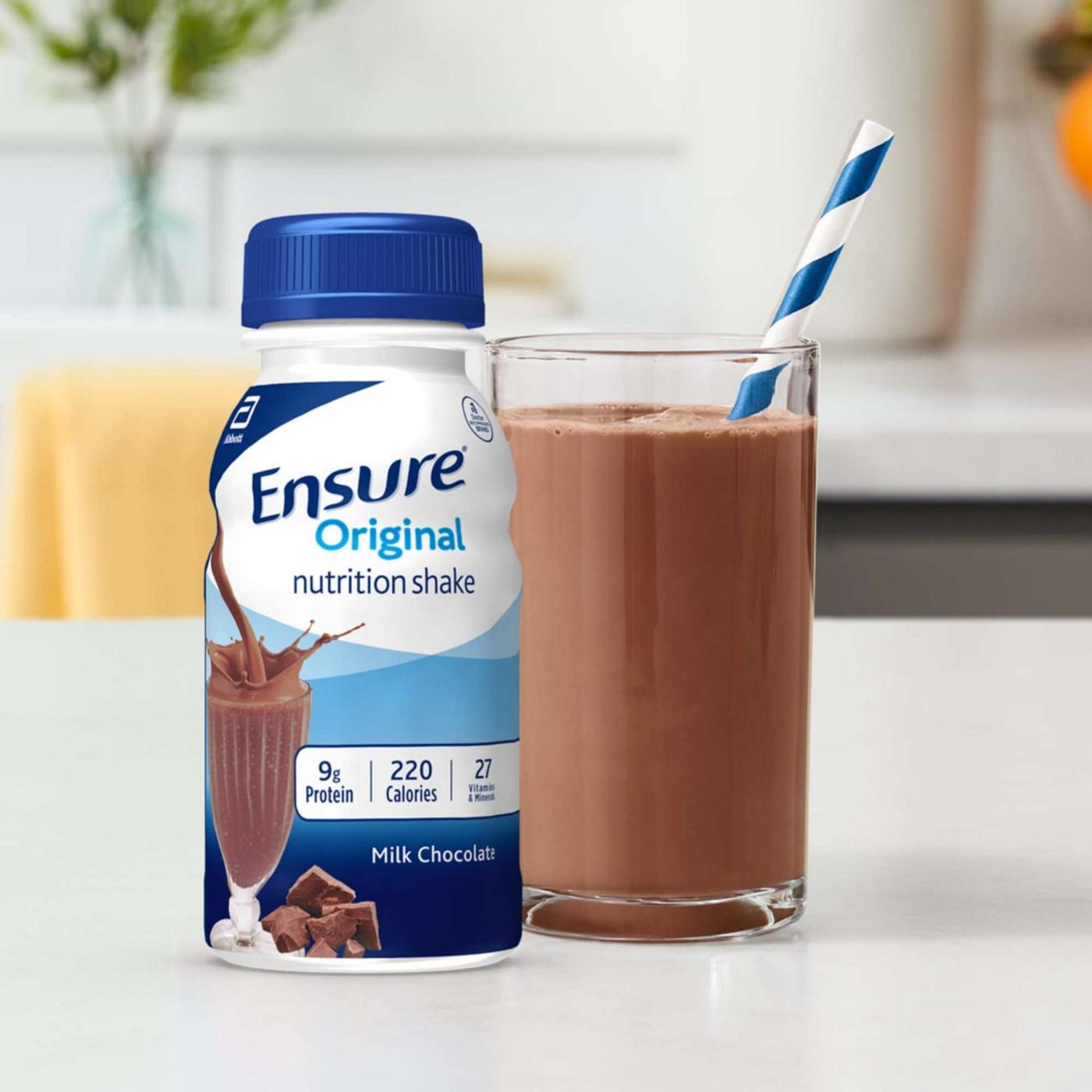 Ensure Original Nutrition Shake - Milk Chocolate, 6 pk; image 8 of 10