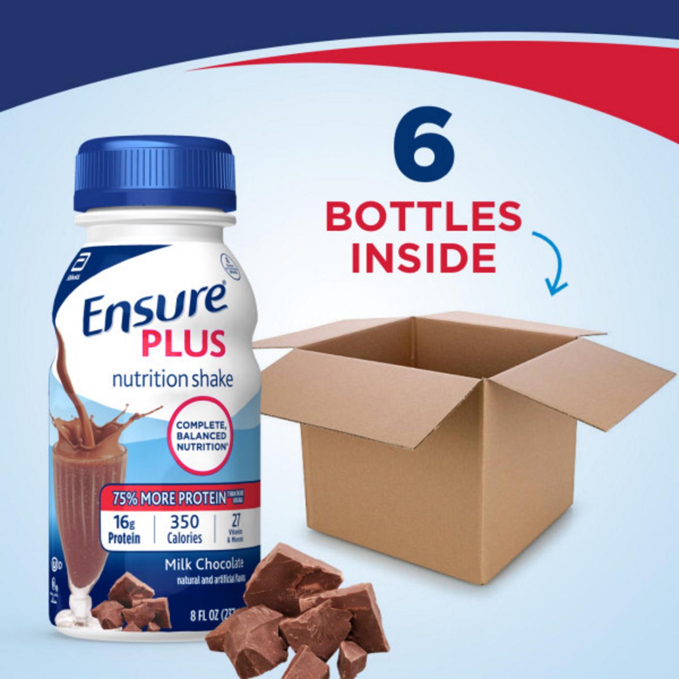 Ensure Plus Nutrition  Ready-to-Drink Shake - Milk Chocolate; image 2 of 5