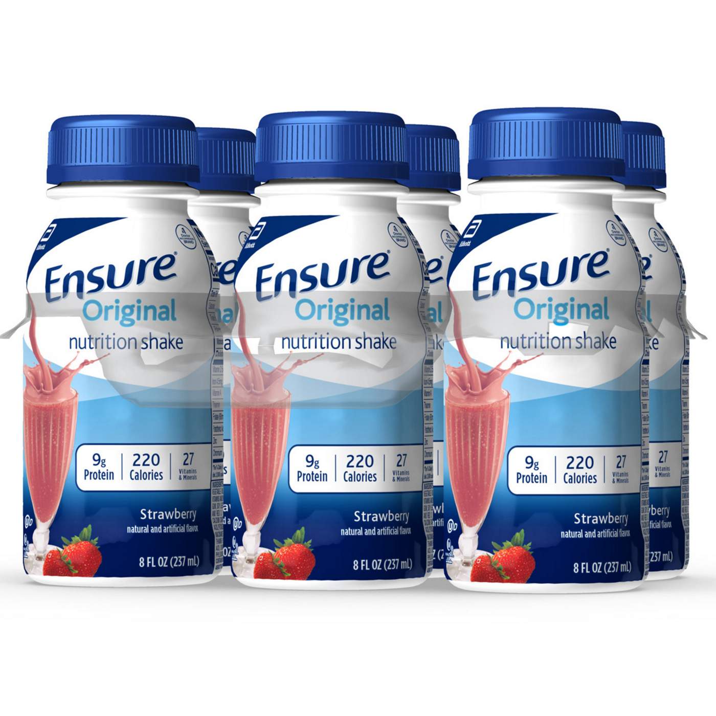 Ensure Original Nutrition Shake - Strawberry, 6 pk; image 5 of 10