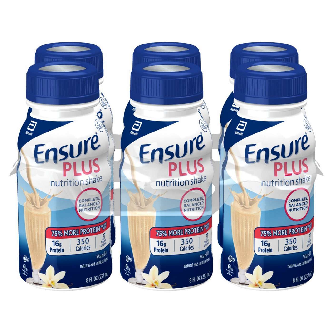 Ensure Plus Nutrition Shake Vanilla Ready-to-Drink 8 fl oz Bottles; image 8 of 11