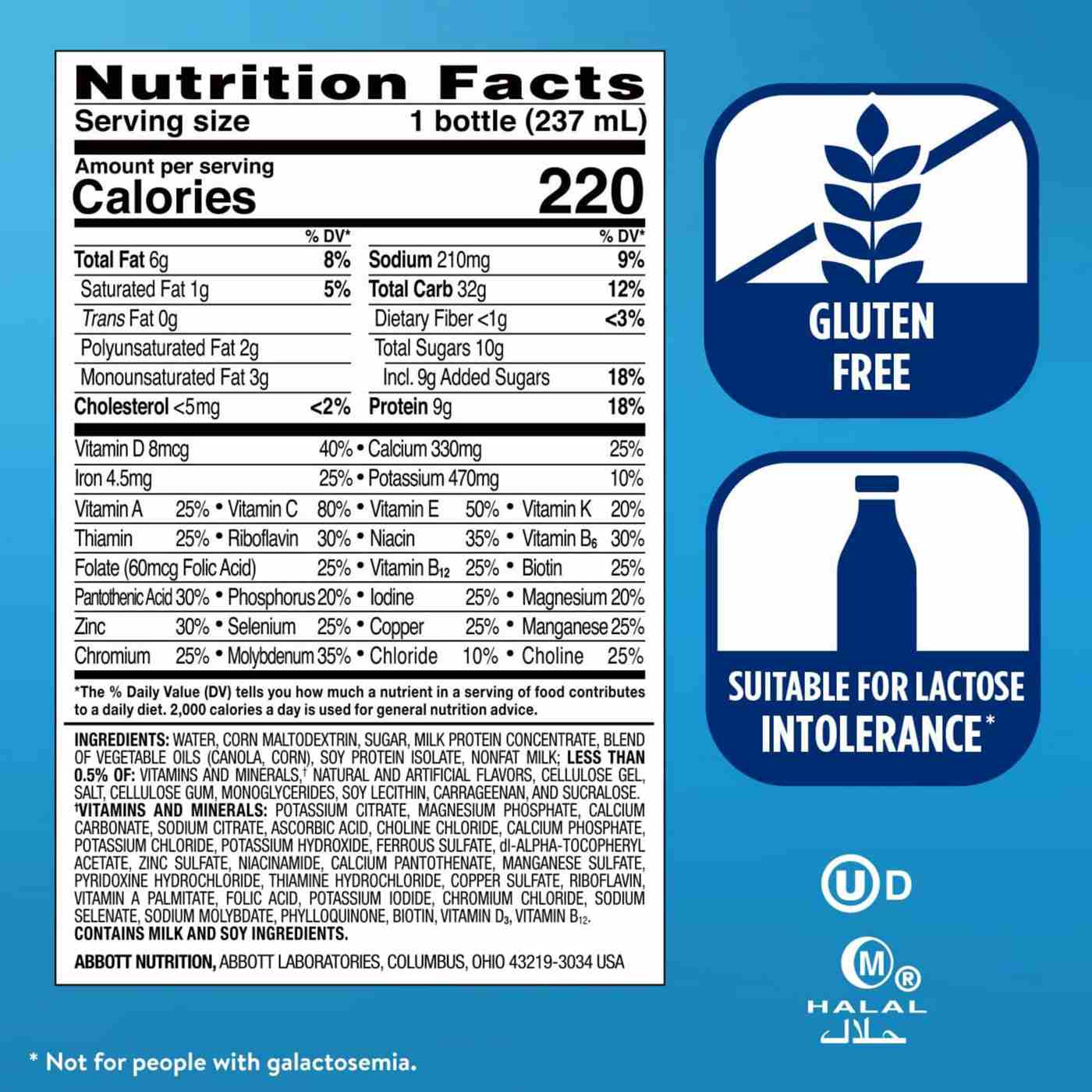 Ensure Original Nutrition Shakes 6 pk Bottles - Vanilla; image 10 of 10