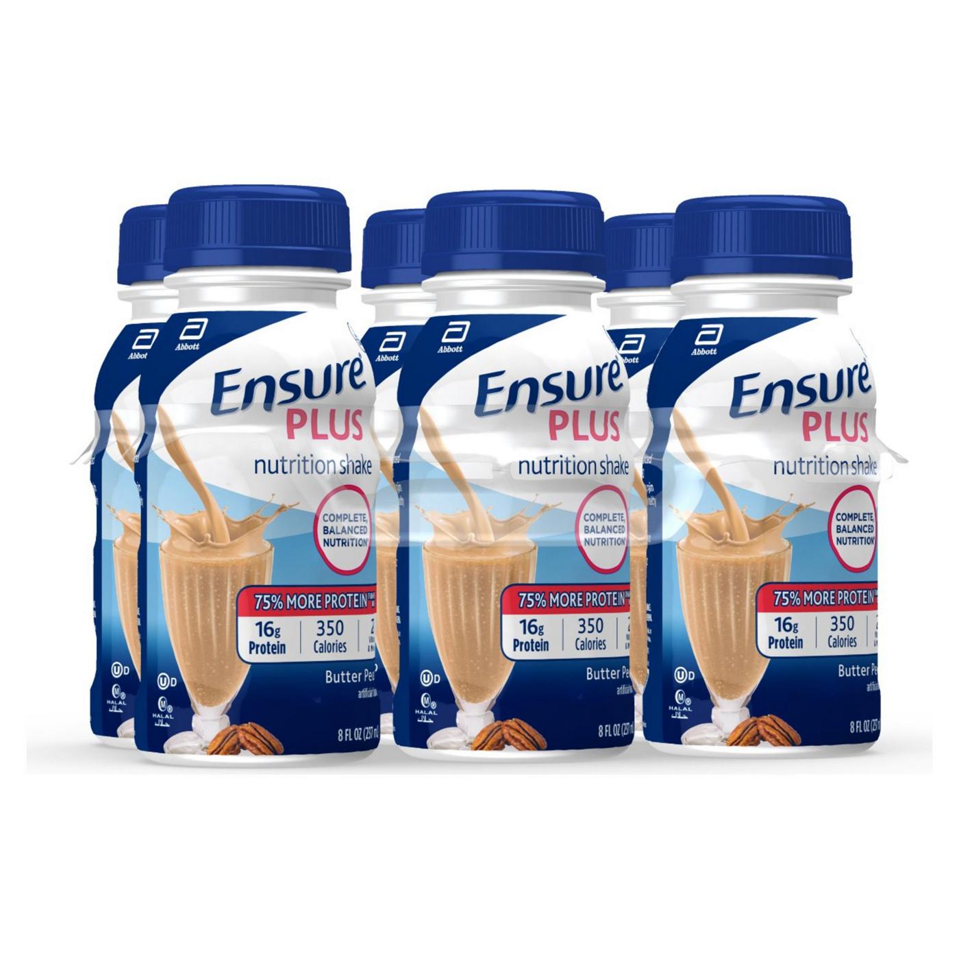 Ensure Plus Nutrition Shake Butter Pecan Ready-to-Drink 6 pk; image 4 of 9