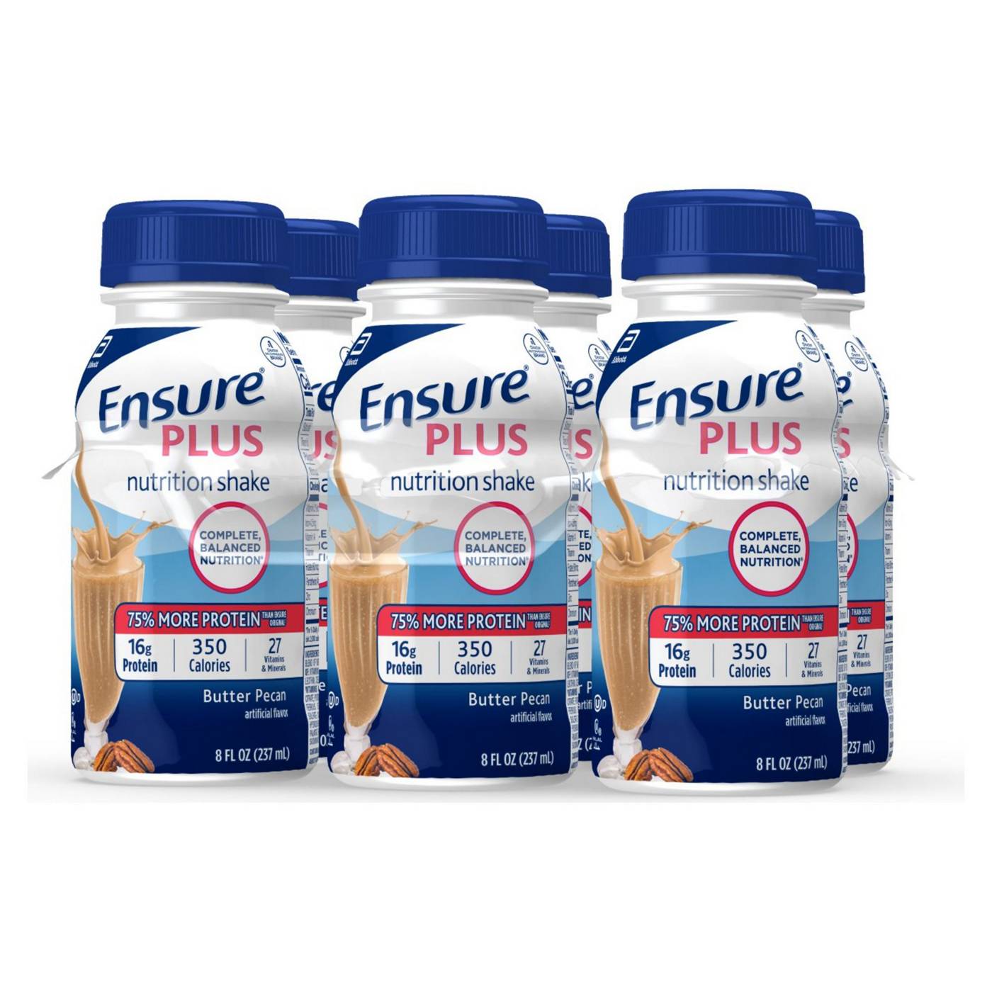 Ensure Plus Nutrition Shake Butter Pecan Ready-to-Drink 6 pk; image 9 of 9