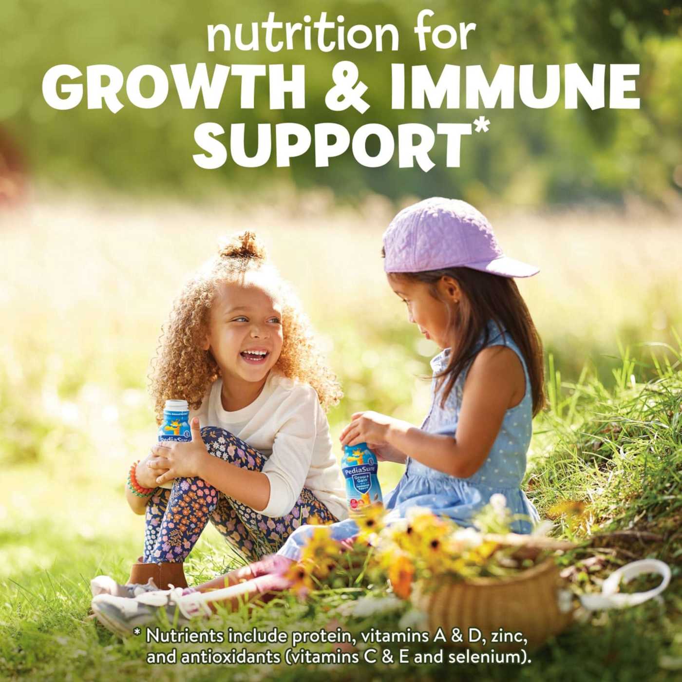 PediaSure Grow & Gain with Immune Support 7g Protein Shake for Kids - Strawberry, 8 oz Bottles; image 11 of 11