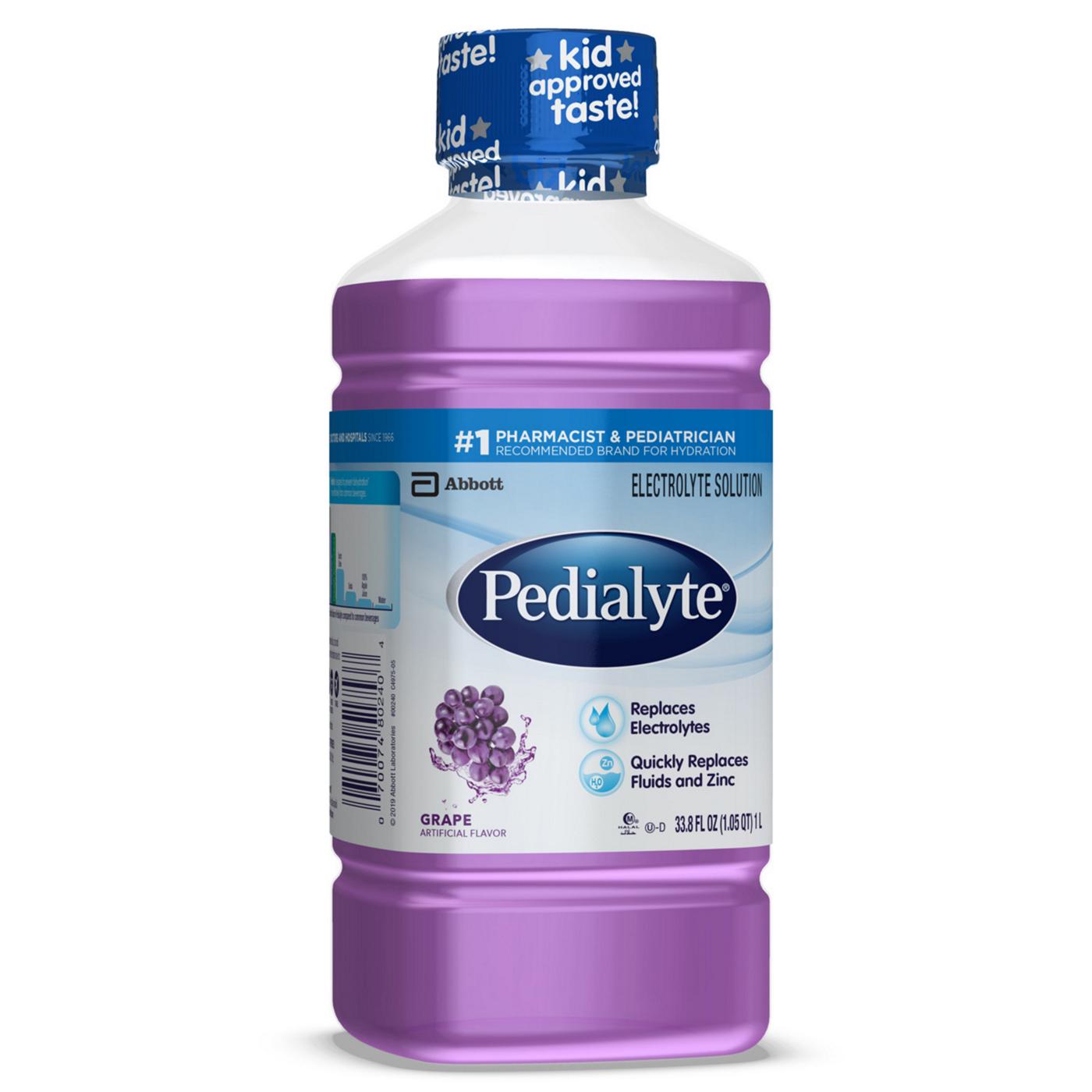 Pedialyte Electrolyte Solution - Grape; image 3 of 9