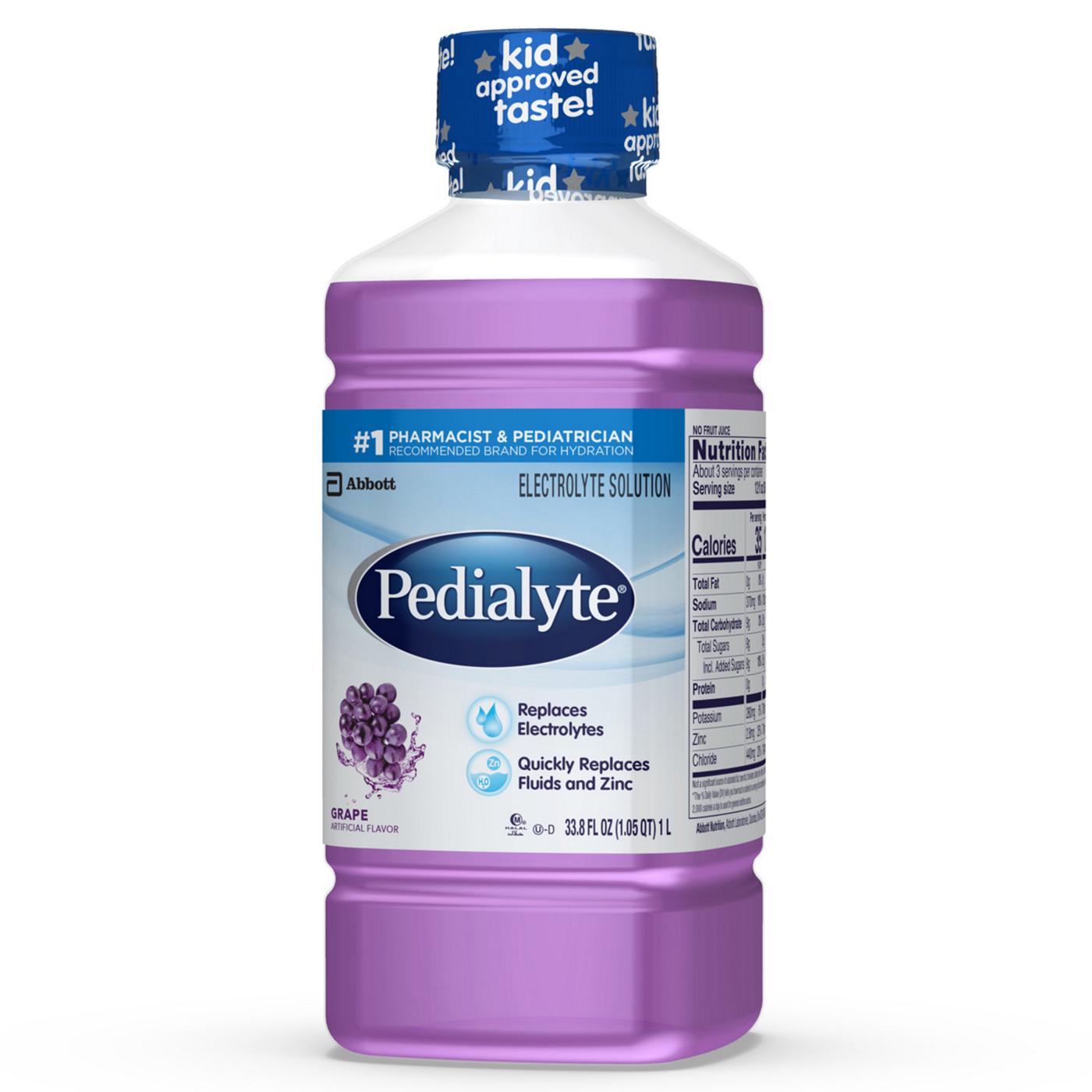 Pedialyte Electrolyte Solution Grape Shop Electrolytes & shakes at