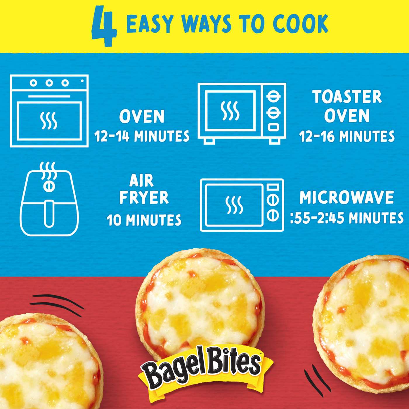 Bagel Bites Three Cheese Mini Bagels Party Size; image 5 of 9
