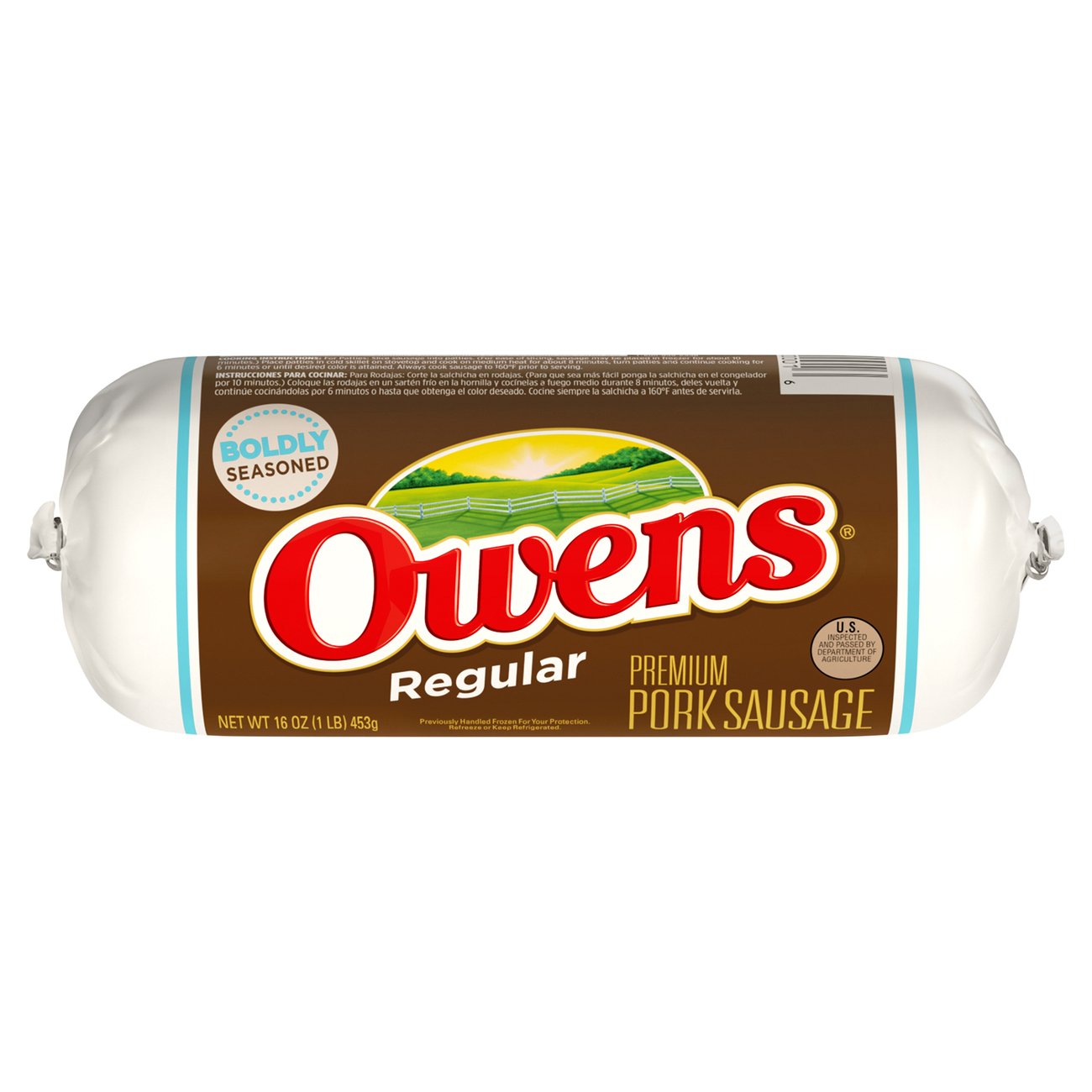 Owens Regular Premium Pork Sausage Shop Sausage at HEB