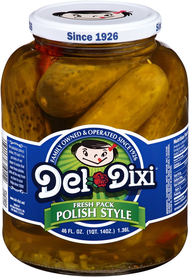 Del Dixi Polish Style Pickles Shop Vegetables At H E B